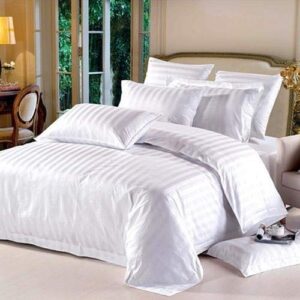 GLESS COTTON SATIN STRIPE BEDSHEET