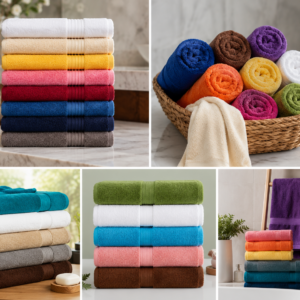 Colored Bath Towels